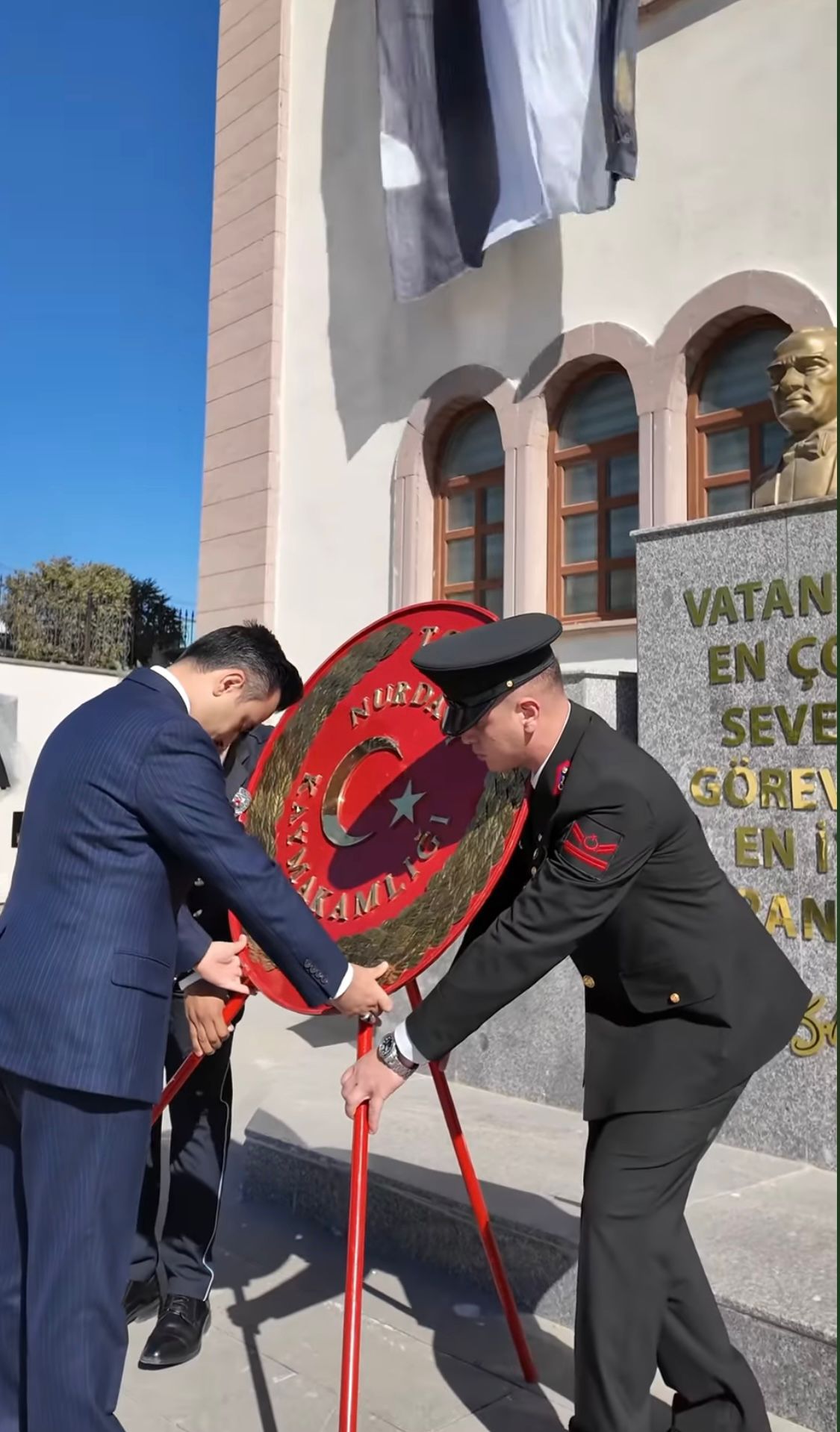 29 Ekim Cumhuriyet Bayramı Çelenk Töreni 