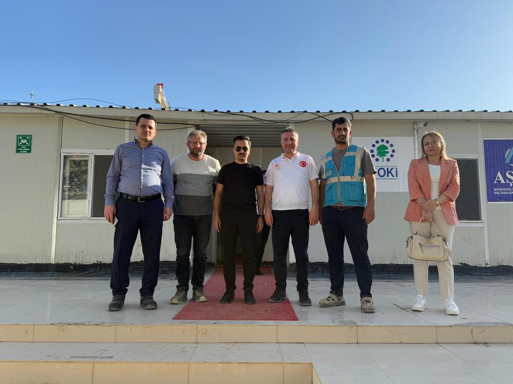Kaymakamımız Sn. Nurullah Cemil Erciyas ve Çevre Şehircilik İl Müdürümüz Sn. Hakan Şimşek, yapımı devam etmekte olan rezerv alanlarını inceledi 